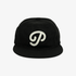 Black Public Drip Classic Baseball Cap displayed on a white background.