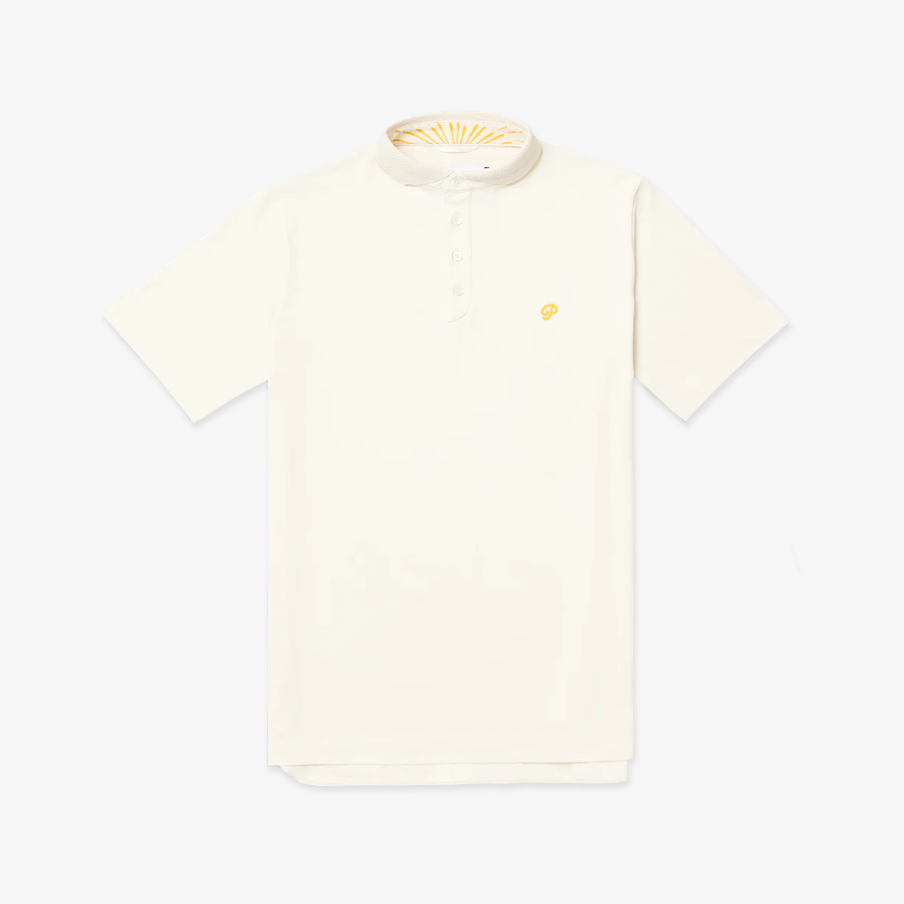 Men's Athlete Polo - Cream - Erthe Golf