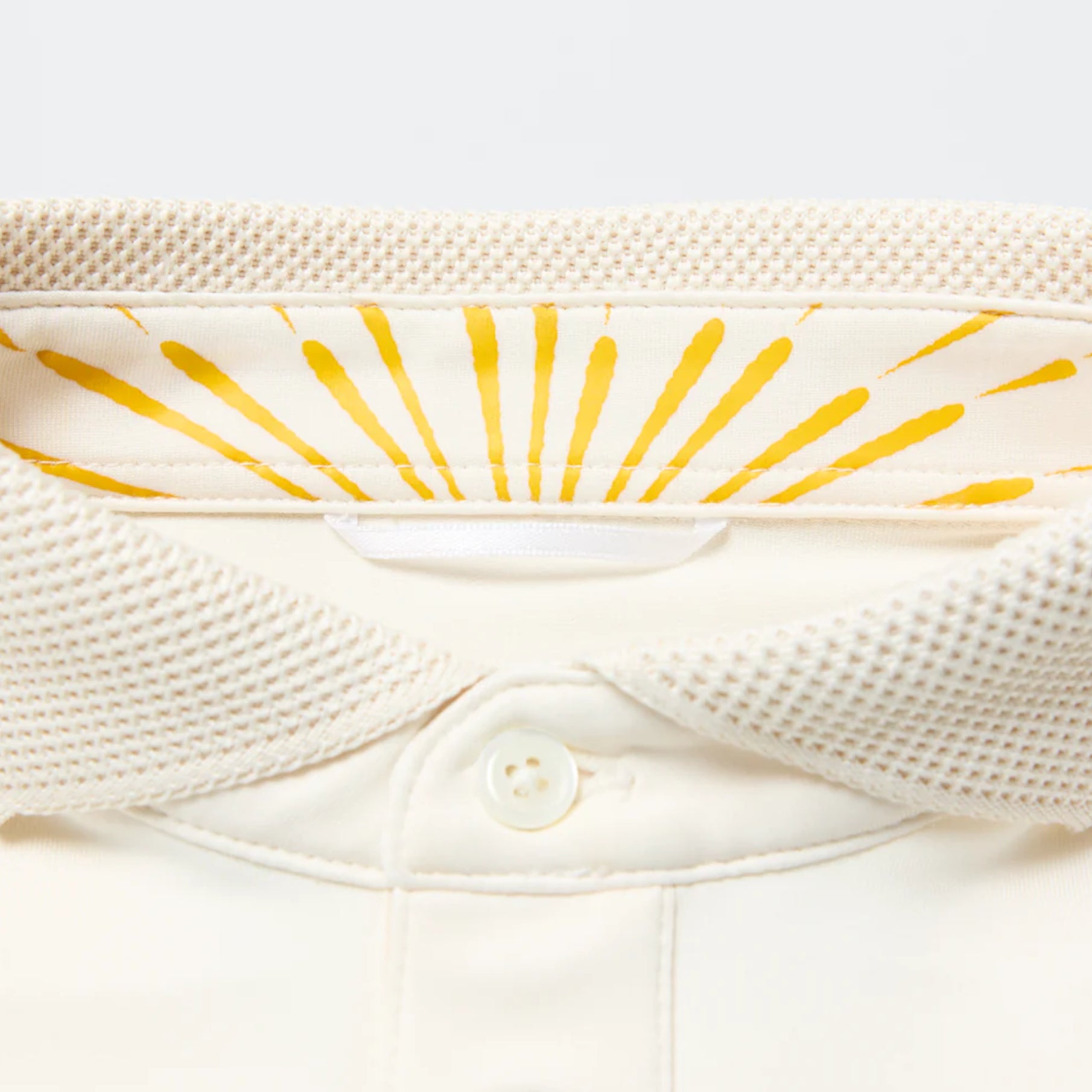 Men's Athlete Polo - Cream - Erthe Golf