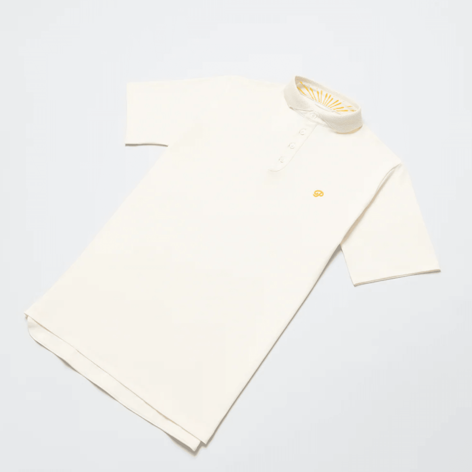 Men's Athlete Polo - Cream - Erthe Golf