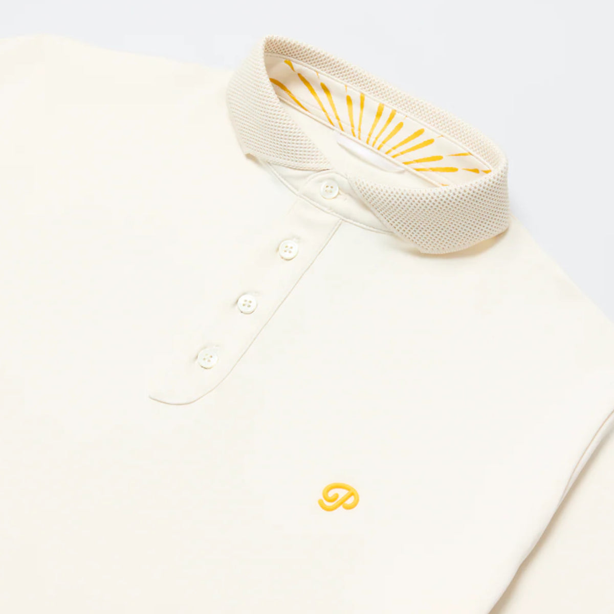 Men's Athlete Polo - Cream - Erthe Golf