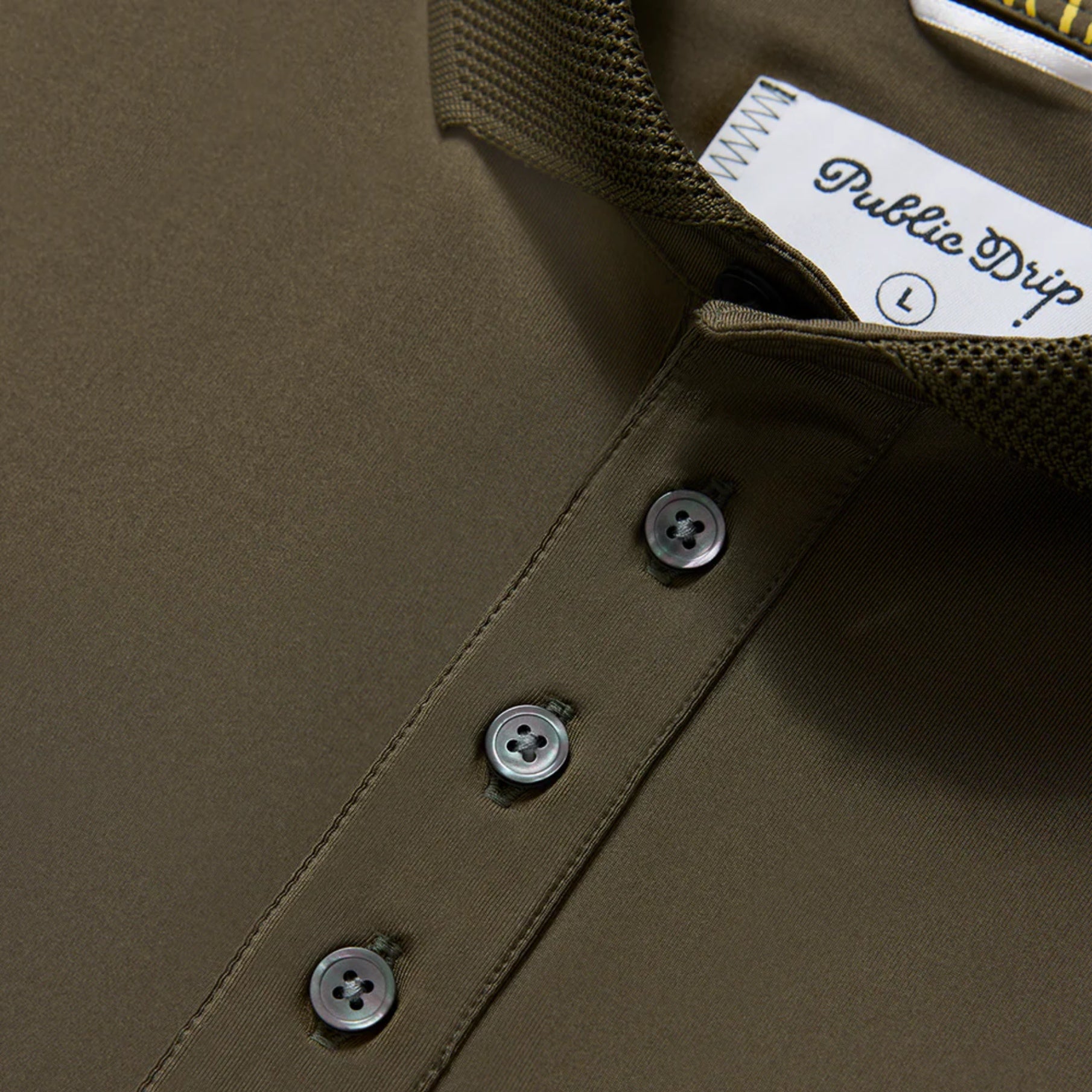 Men's Athlete Polo - Olive - Erthe Golf