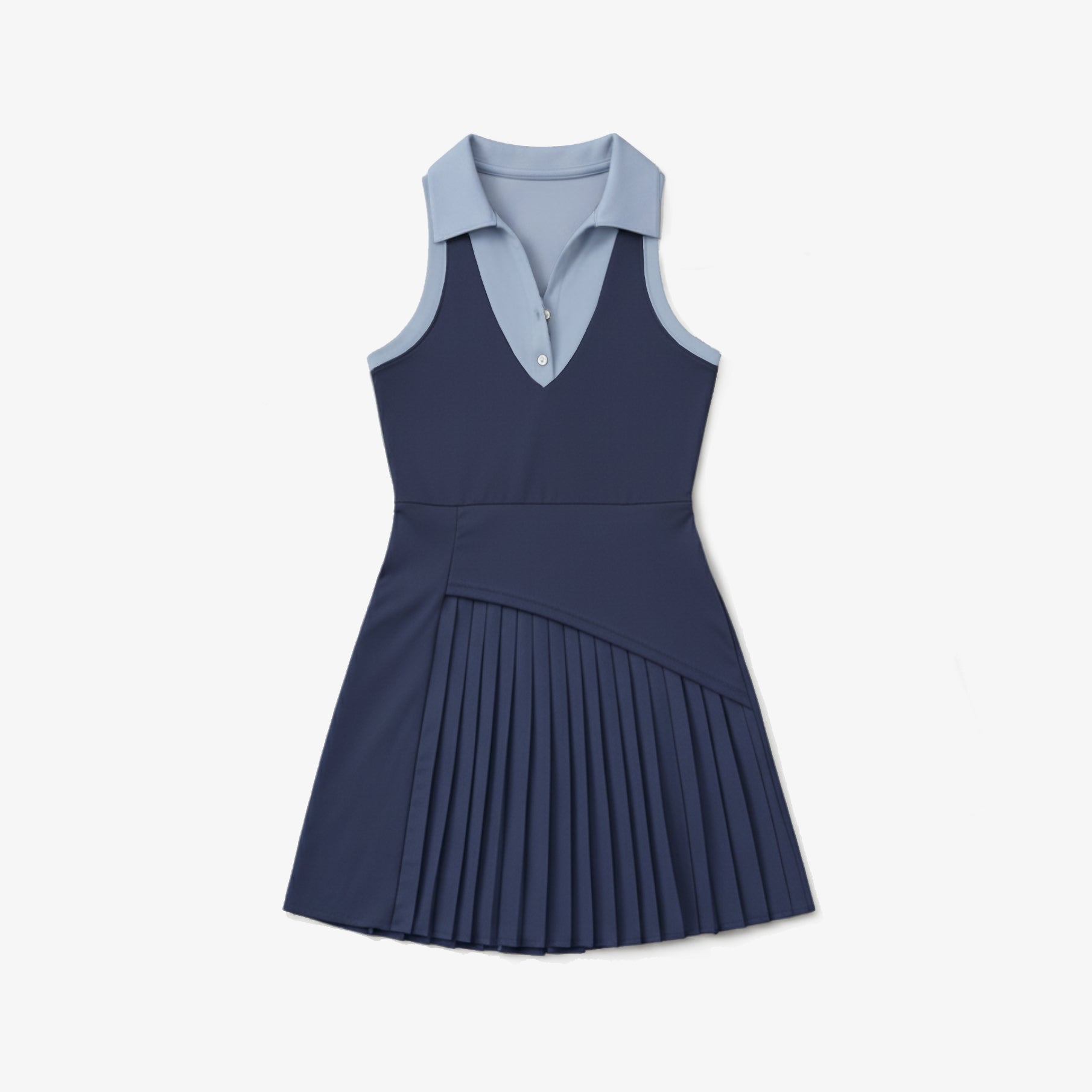 Women's Quick - Dry Sleeveless Dress - Blue - Erthe Golf