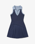 Women's Quick - Dry Sleeveless Dress - Blue - Erthe Golf