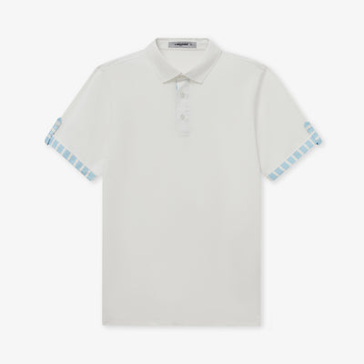 Head Golf Men's Roll Sleeve Polo - White - Erthe Golf