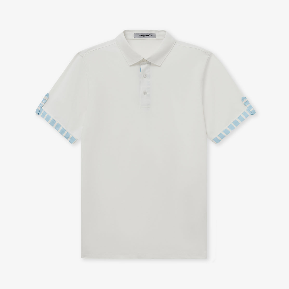 Head Golf Men's Roll Sleeve Polo - White - Erthe Golf