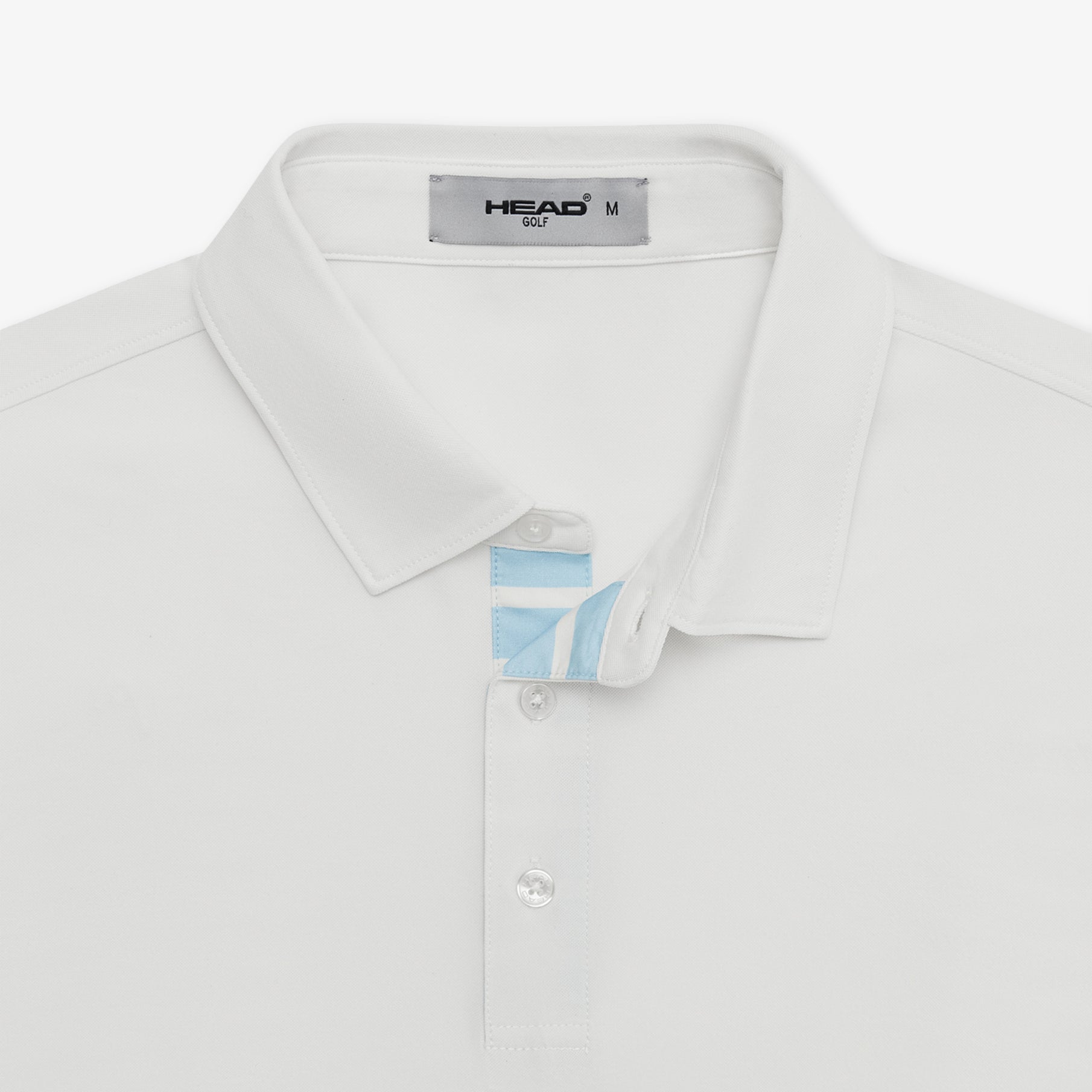 Head Golf Men&#39;s Roll Sleeve Polo - White - Erthe Golf