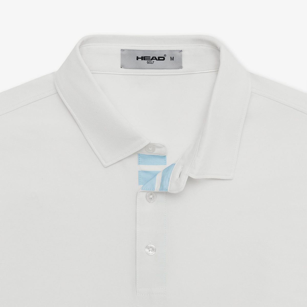 Head Golf Men's Roll Sleeve Polo - White - Erthe Golf