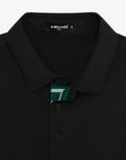 Head Golf Men's Roll Sleeve Polo - Black - Erthe Golf