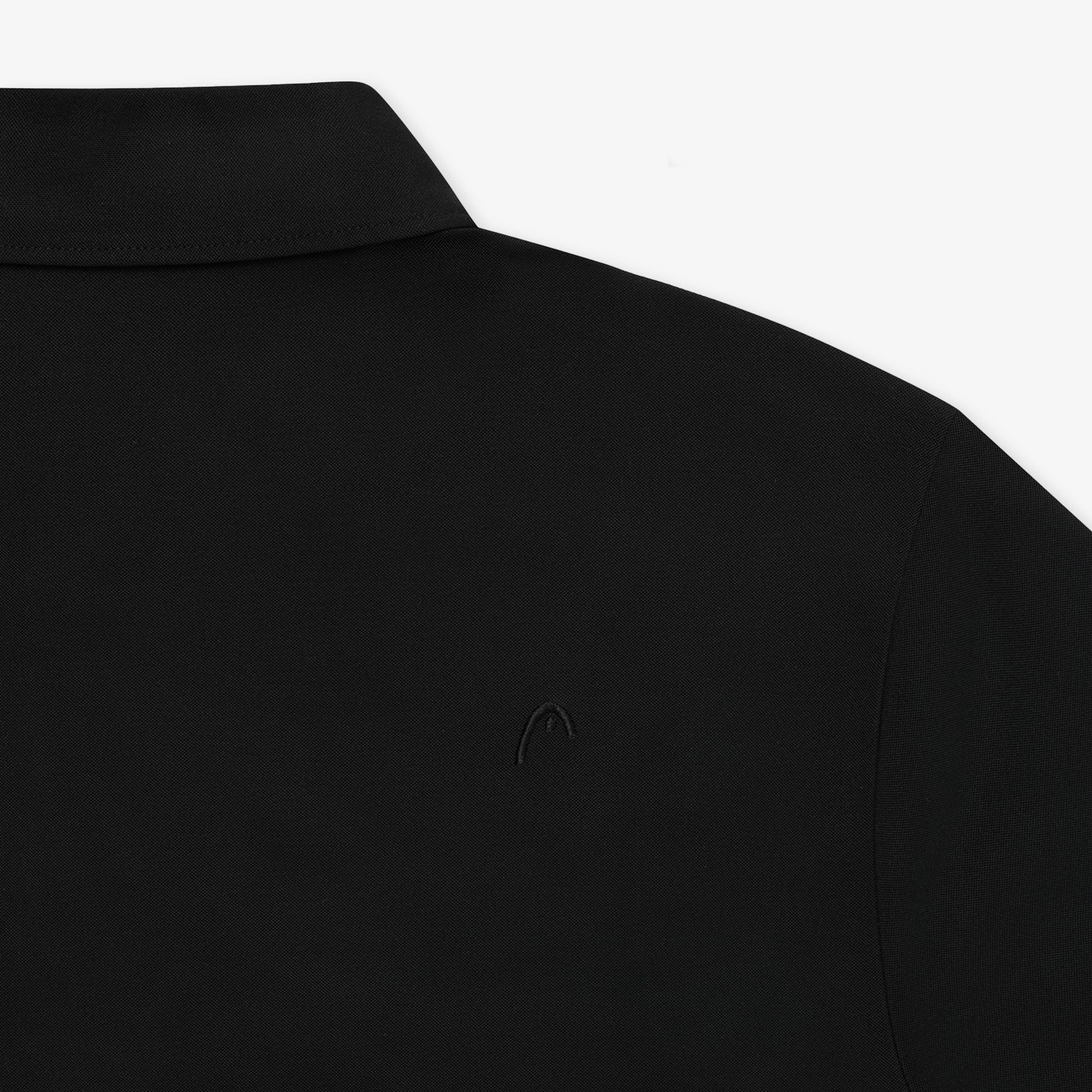 Head Golf Men&#39;s Roll Sleeve Polo - Black - Erthe Golf