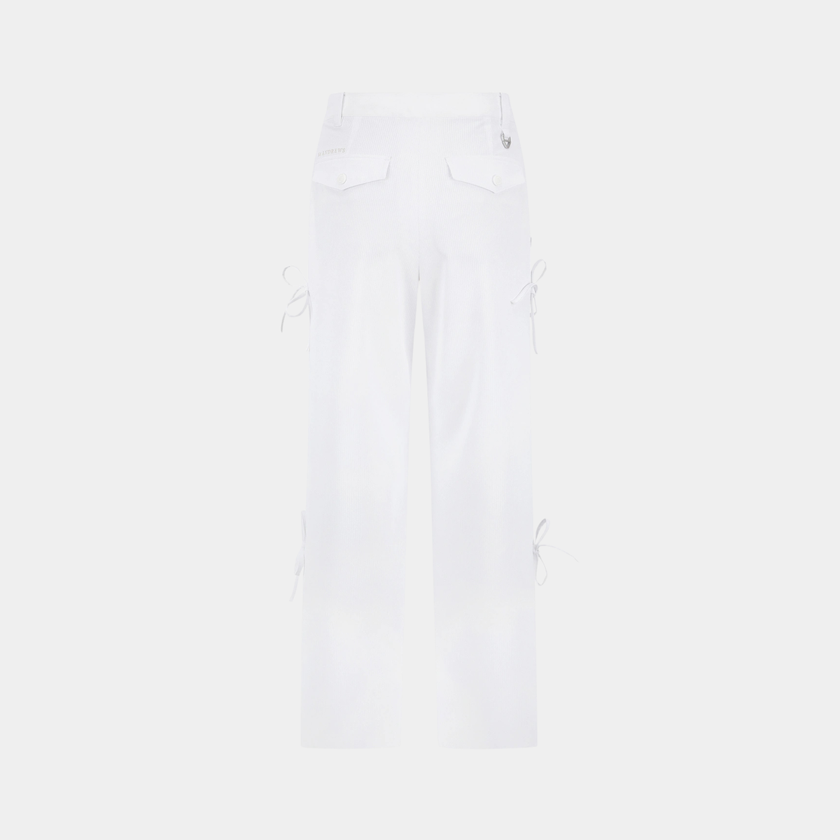 Women's Relaxed Wide Pants - White