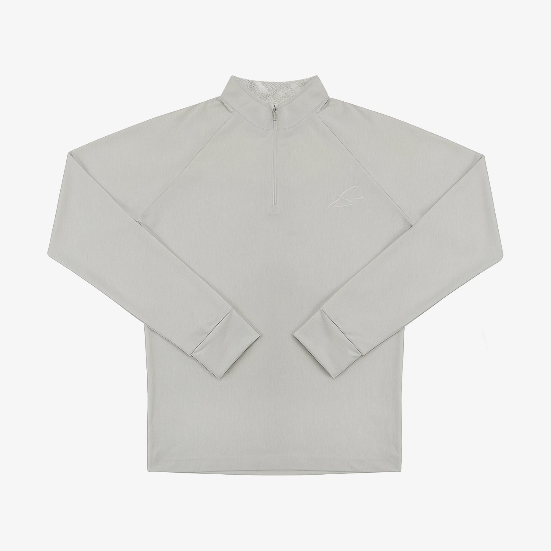 Men's Dolomite Quarter Zip - Grey - Erthe Golf