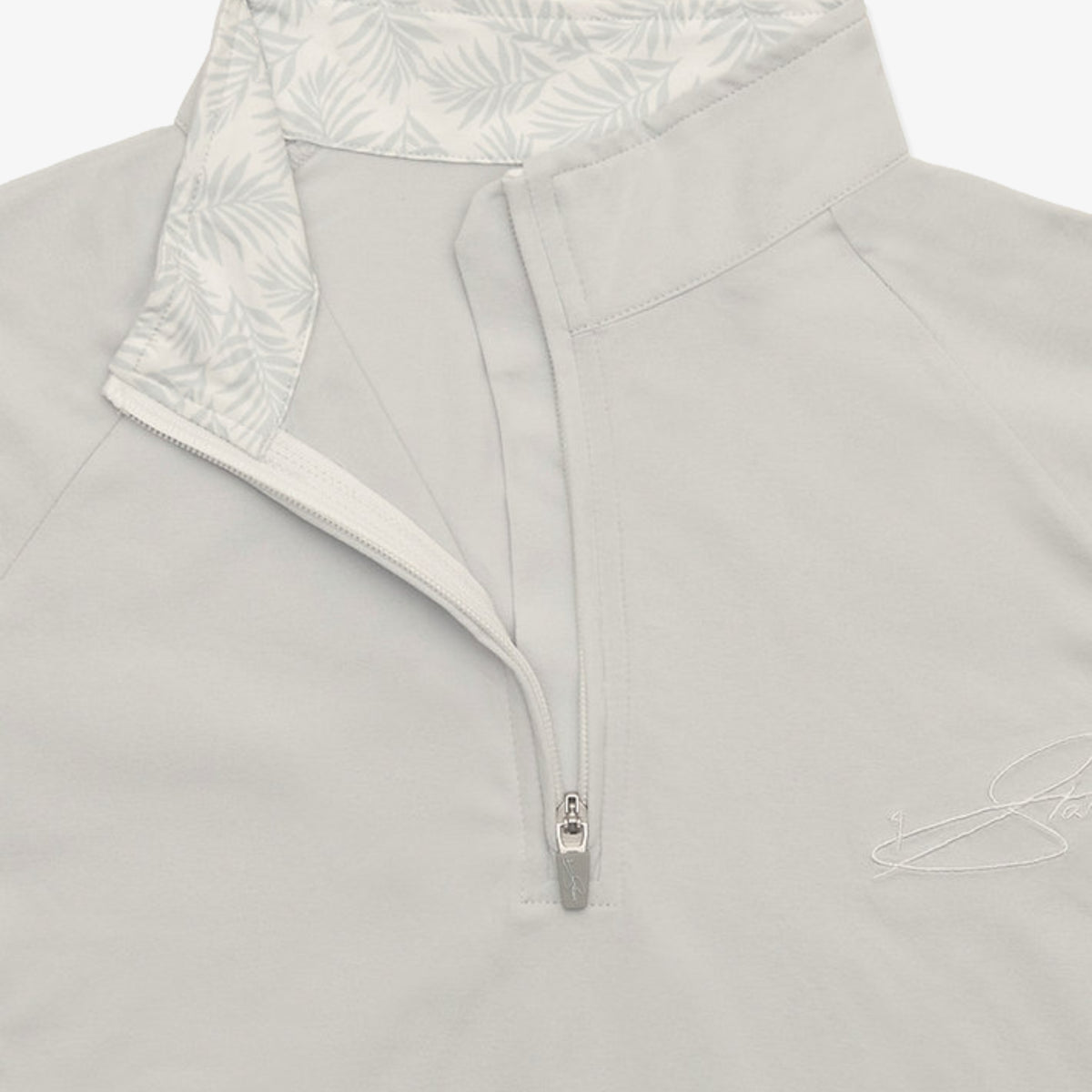 Men's Dolomite Quarter Zip - Grey - Erthe Golf