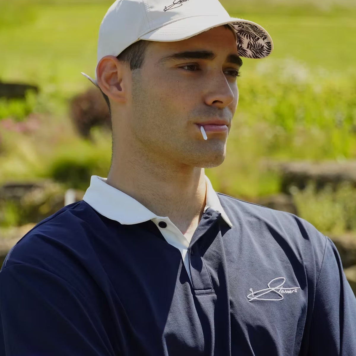 Men's Topaz Polo - Navy Blue - Erthe Golf