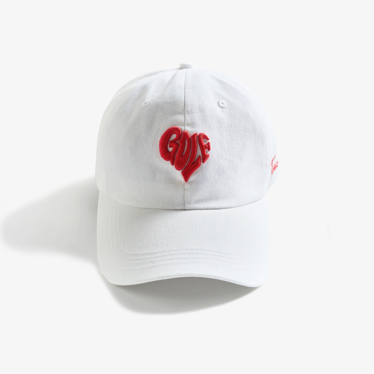 Women's Wide - Brim Golf Cap - White - Erthe Golf