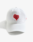 Women's Wide - Brim Golf Cap - White - Erthe Golf