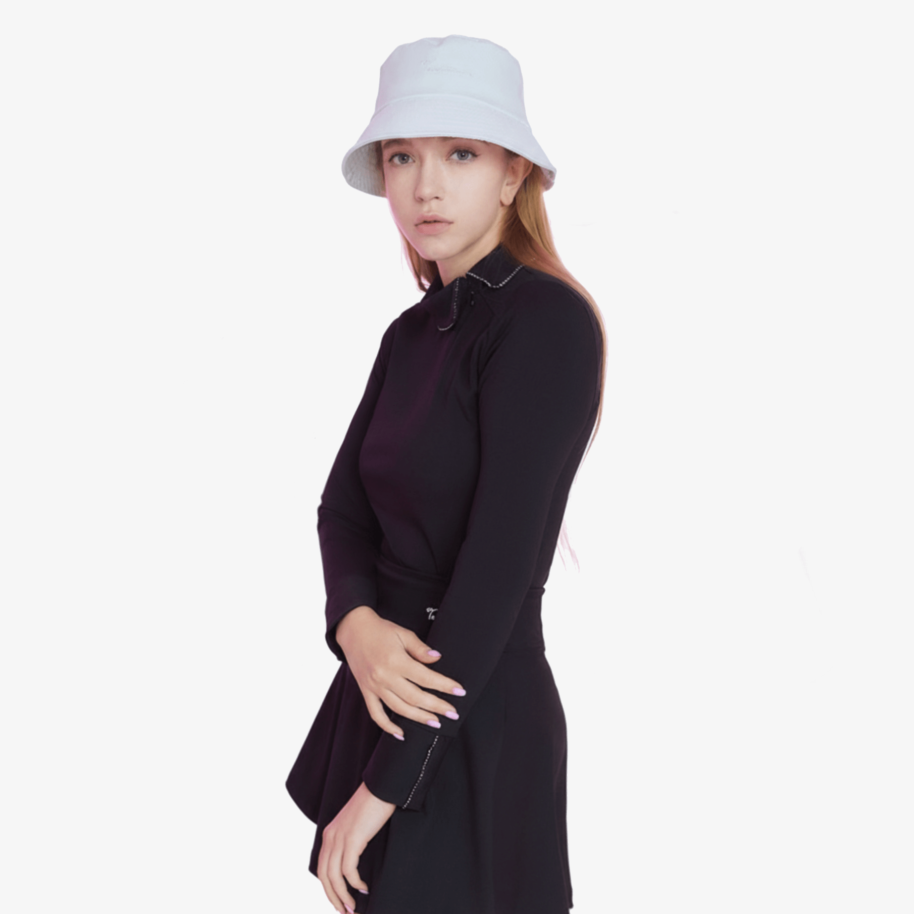 Women&#39;s Rhinestone Collar Top - Black - Erthe Golf