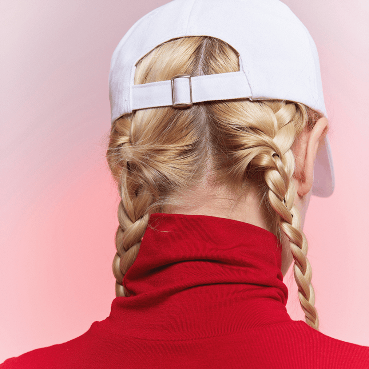 Women's Wide - Brim Golf Cap - White - Erthe Golf