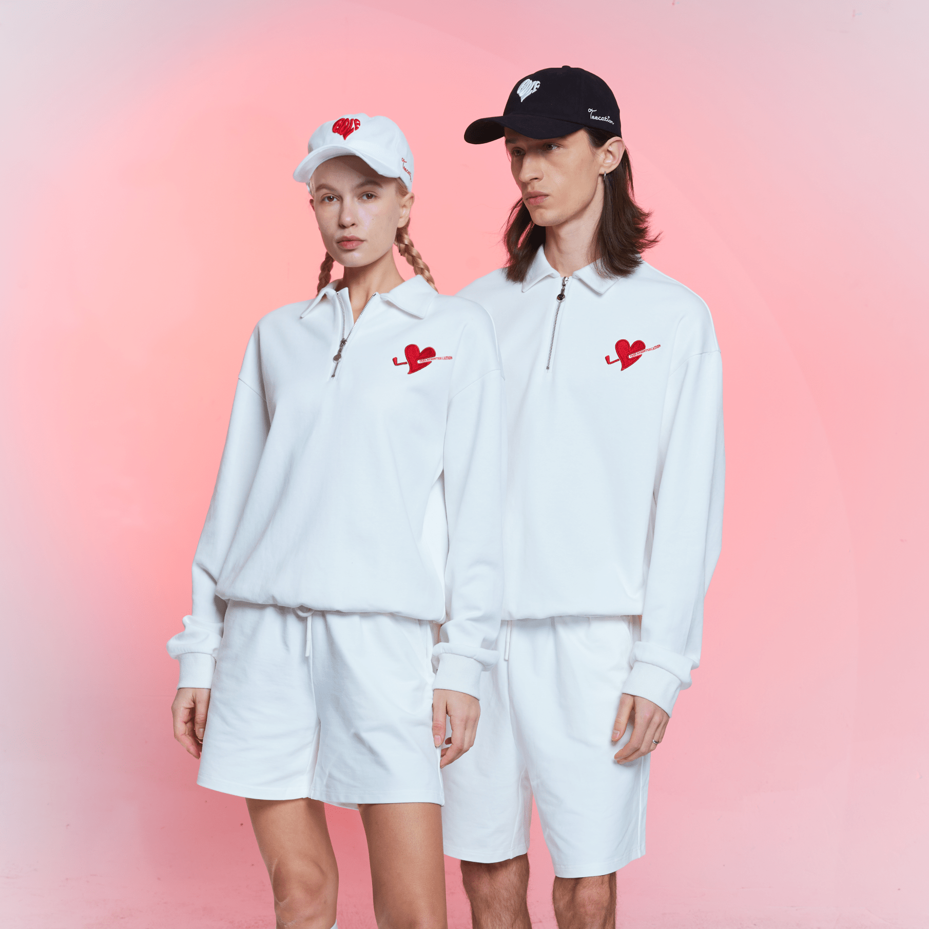 Men&#39;s Wide - Brim Golf Cap - Black - Erthe Golf