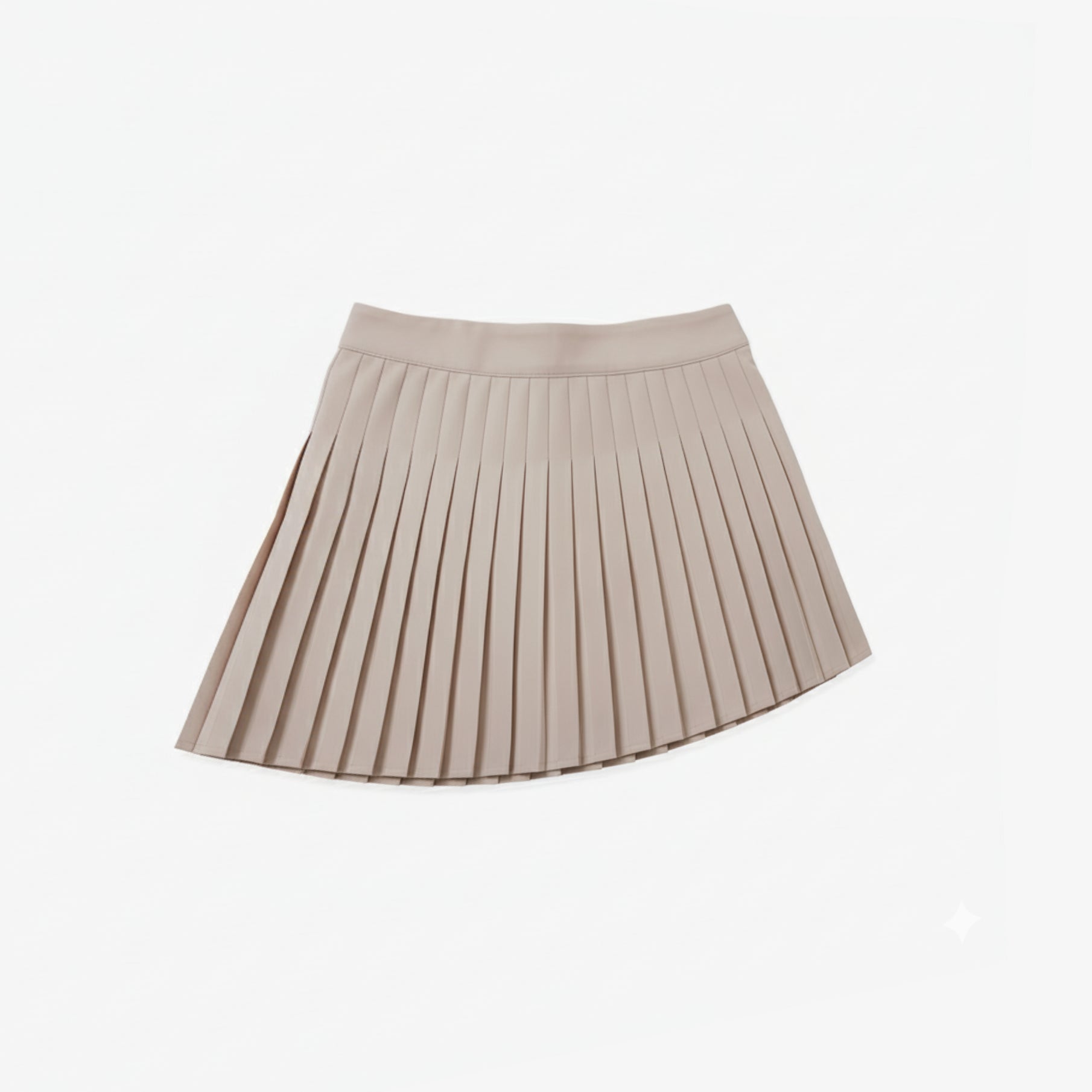 Women's Pleated Skort - Khaki - Erthe Golf