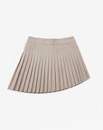 Women's Pleated Skort - Khaki - Erthe Golf