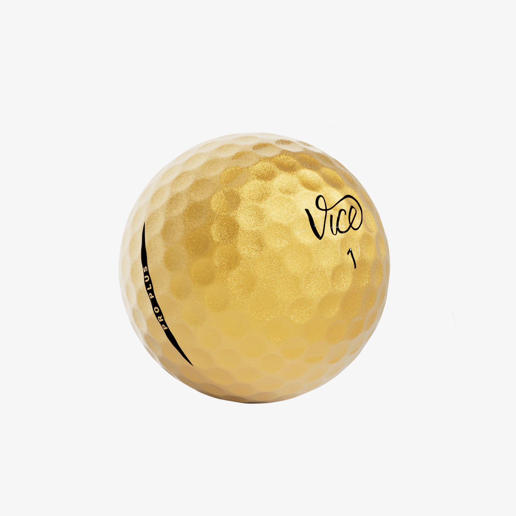 Vice Pro Plus Golf Balls - Gold - Erthe Golf