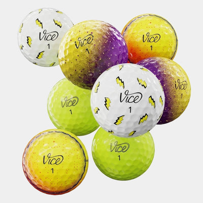 Vice Golf 12 Ball Pack - Royal Gold Edition
