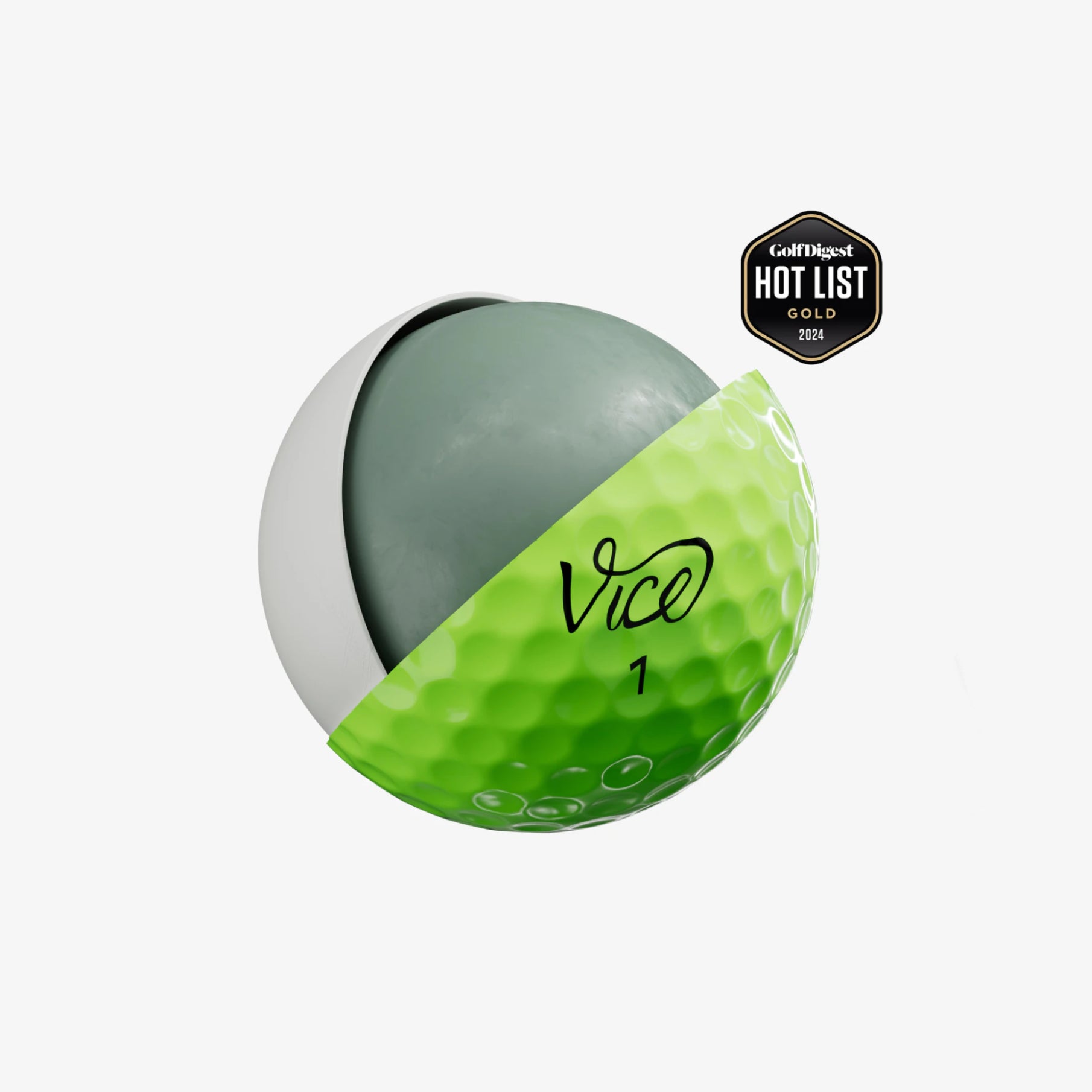 Vice Pro Air Golf Balls - Neon Lime - Erthe Golf