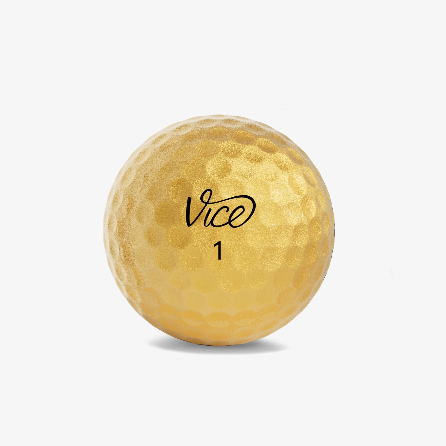Vice Pro Plus Gold Golf Balls + Lime Towel Bundle - Erthe Golf