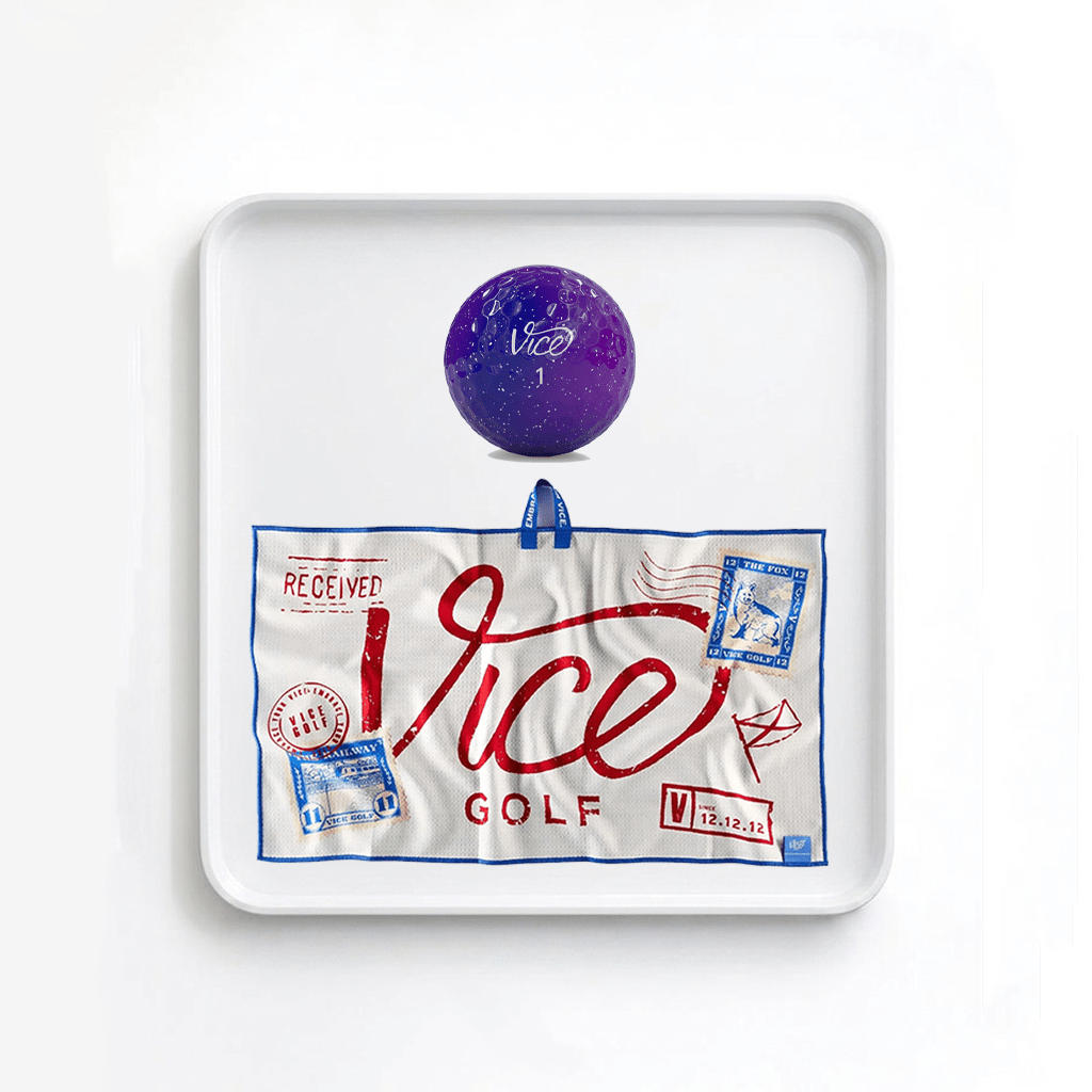 Vice Pro Galaxy Golf Balls+ Letters Towel Bundle - Erthe Golf