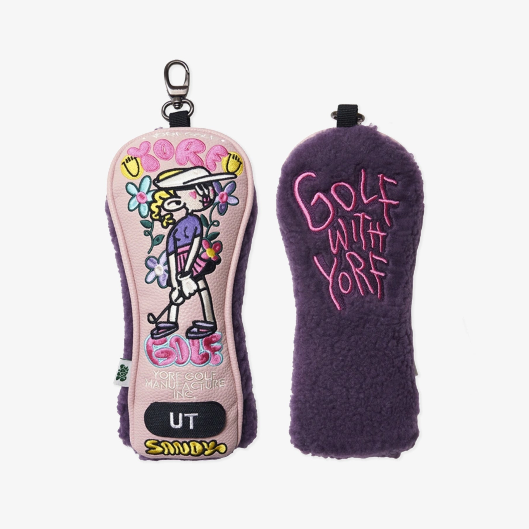 Utility Head Cover - Pink - Erthe Golf