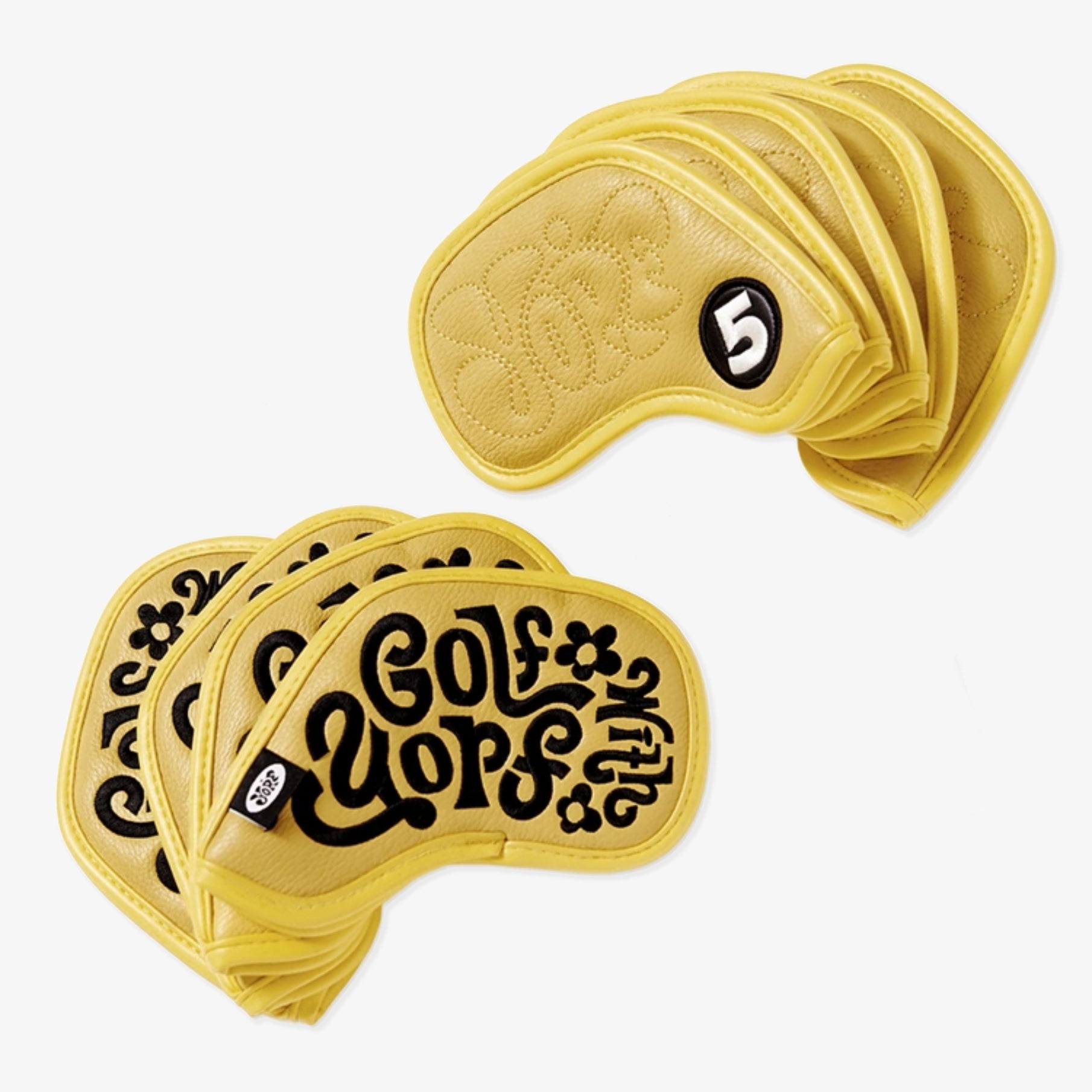 Iron Cover Set (9 - Piece) - Yellow - Erthe Golf