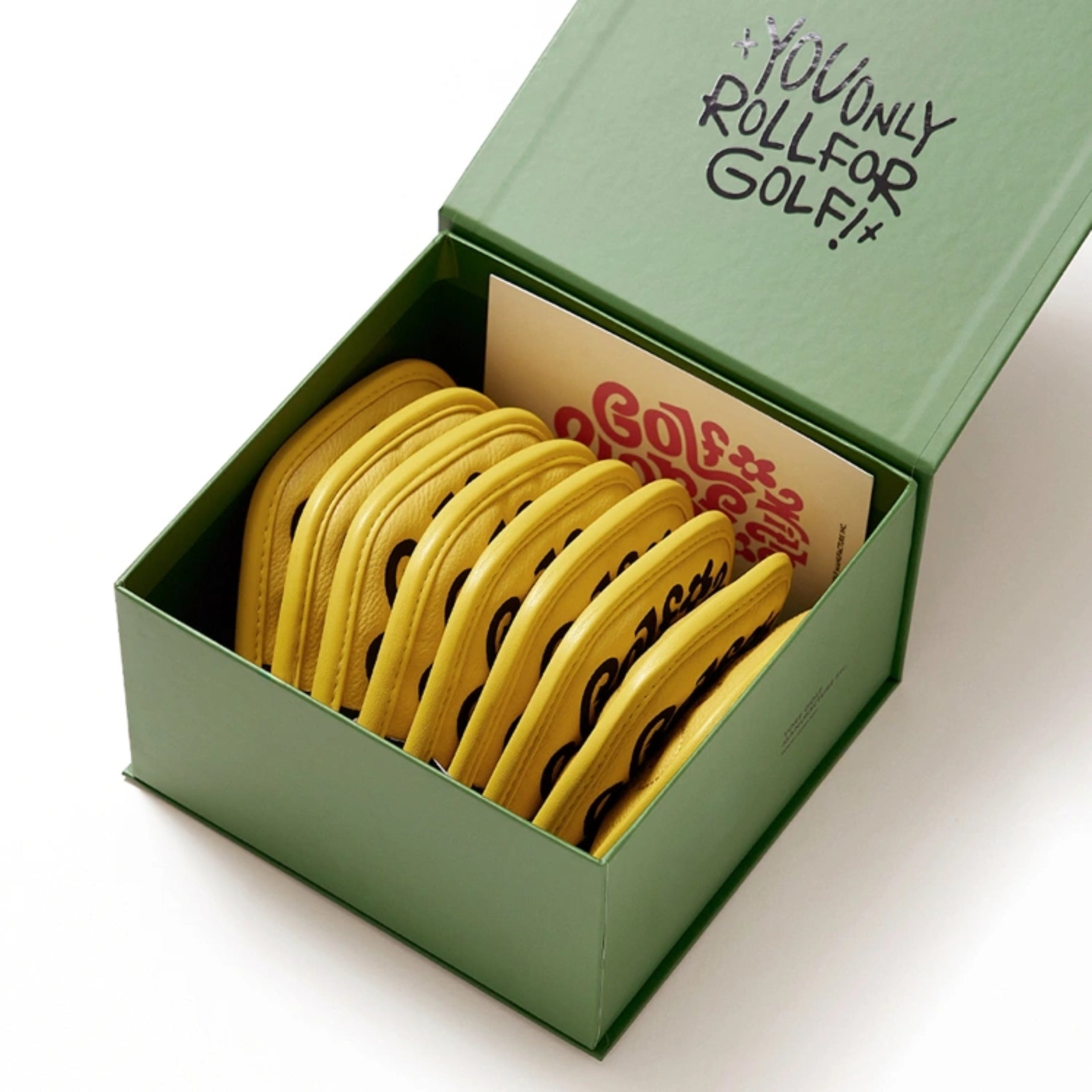 Iron Cover Set (9 - Piece) - Yellow - Erthe Golf